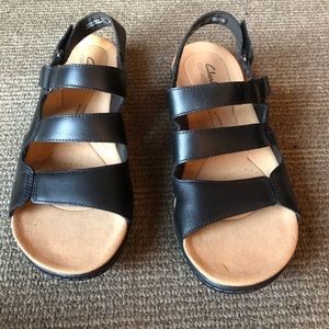 Clarks leather sandals